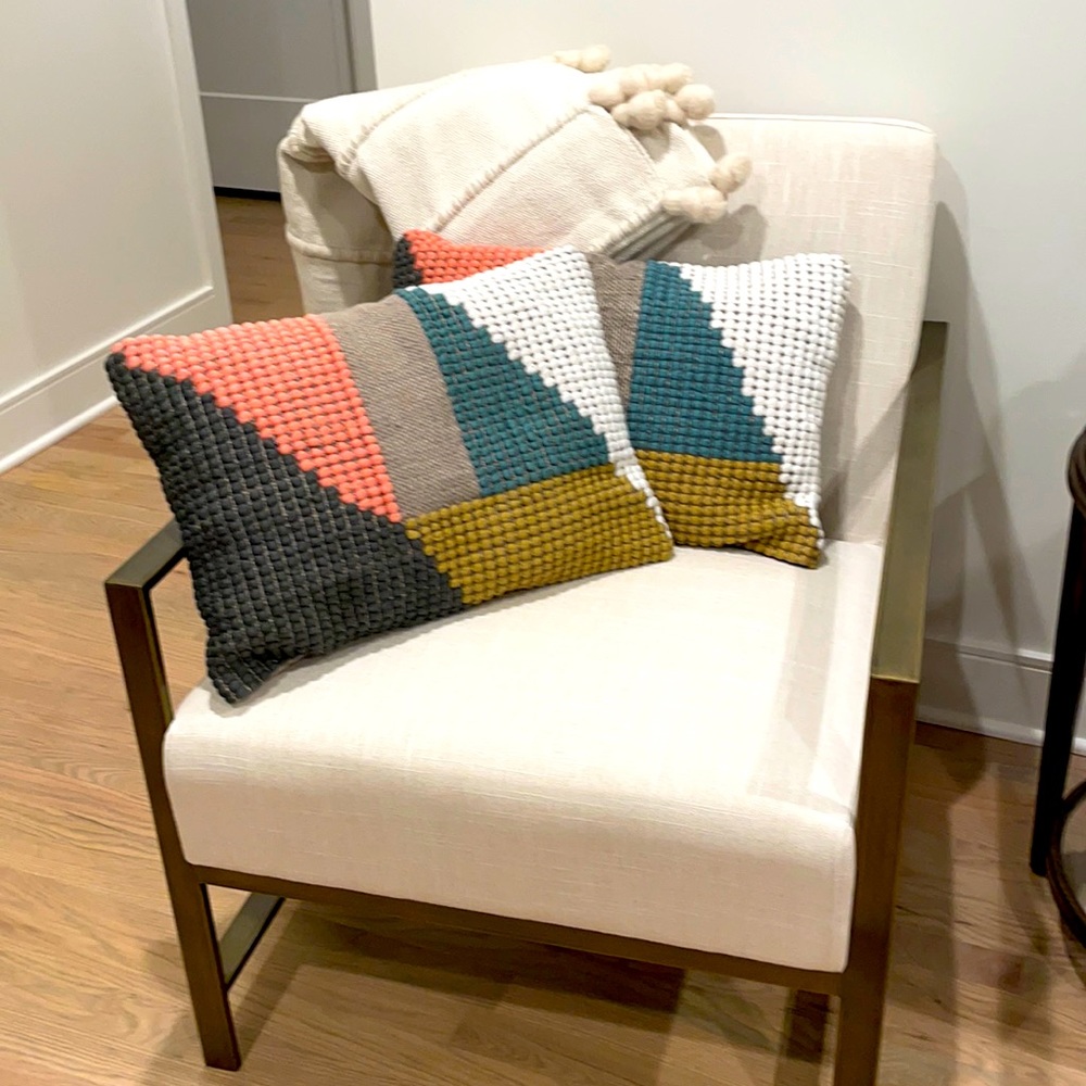 Boho throw pillows